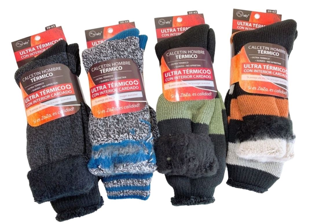 Calcetines Para Hombre Ultra Térmico - Diabéticos - Suaves - Docena-6