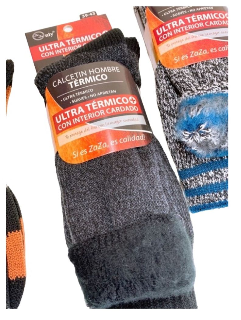 Calcetines Para Hombre Ultra Térmico - Diabéticos - Suaves - Docena-2