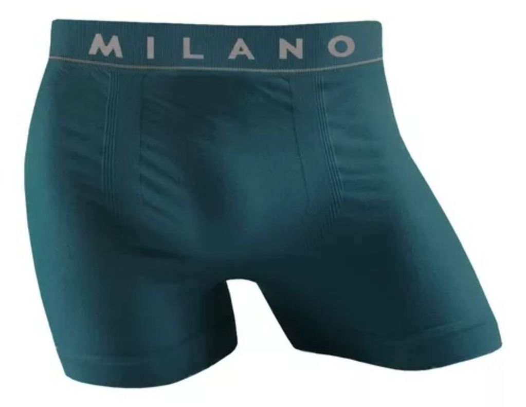 Bóxer Short Para Hombre De Algodón Sin Costuras - Docena-4