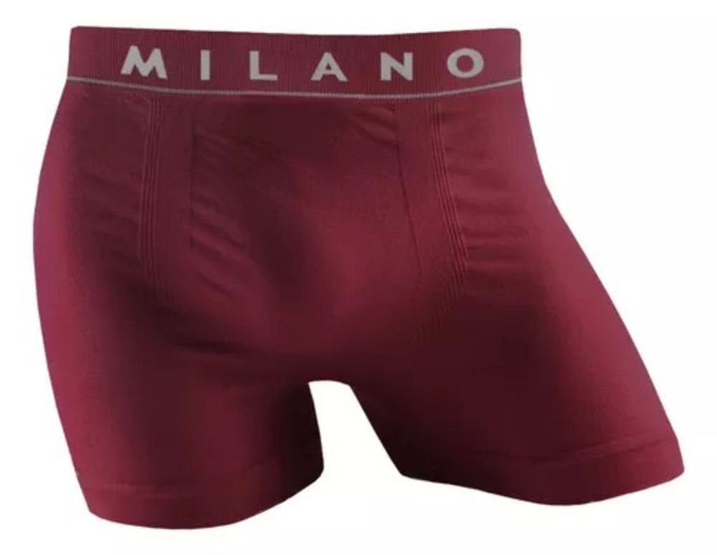 Bóxer Short Para Hombre De Algodón Sin Costuras - Docena-5