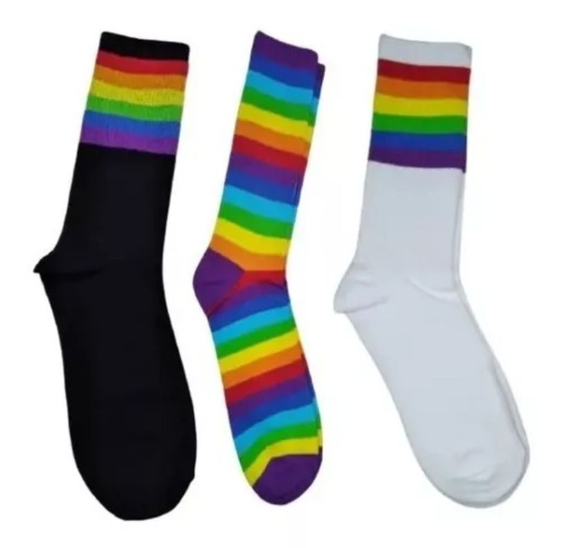  Calcetines De Algodón De Pride Lgtb - Unisex - DOCENA-1