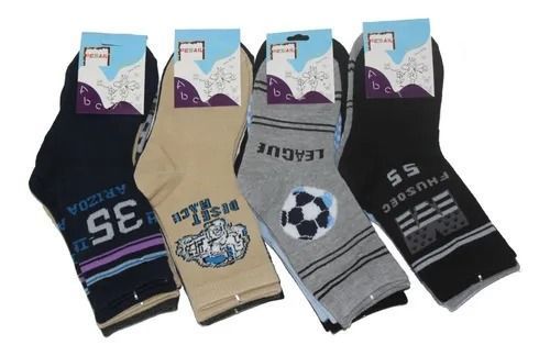  12 Calcetines de Niño con Diseño -0