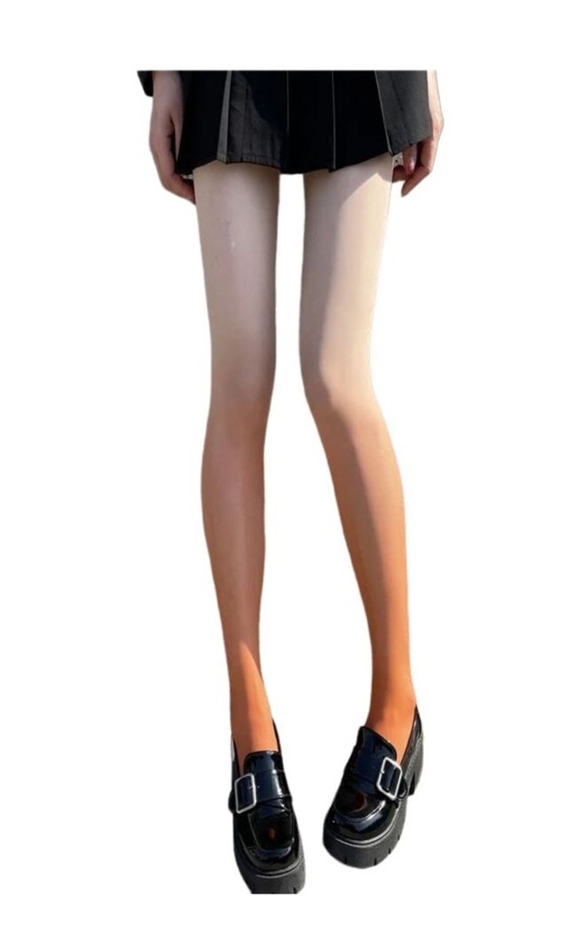 Pantys Para Mujer Con Degradado en Colores - Semi Transparentes -1
