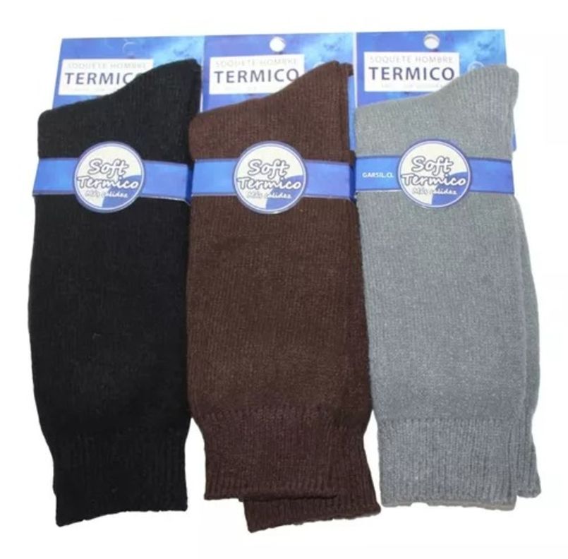  Calcetines Soft Térmicos De Hombres - Sin Costura - Sixpack-1