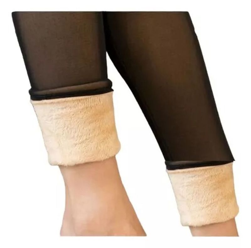 Calza Para Mujer Efecto Piel Con Forro De Polar-2