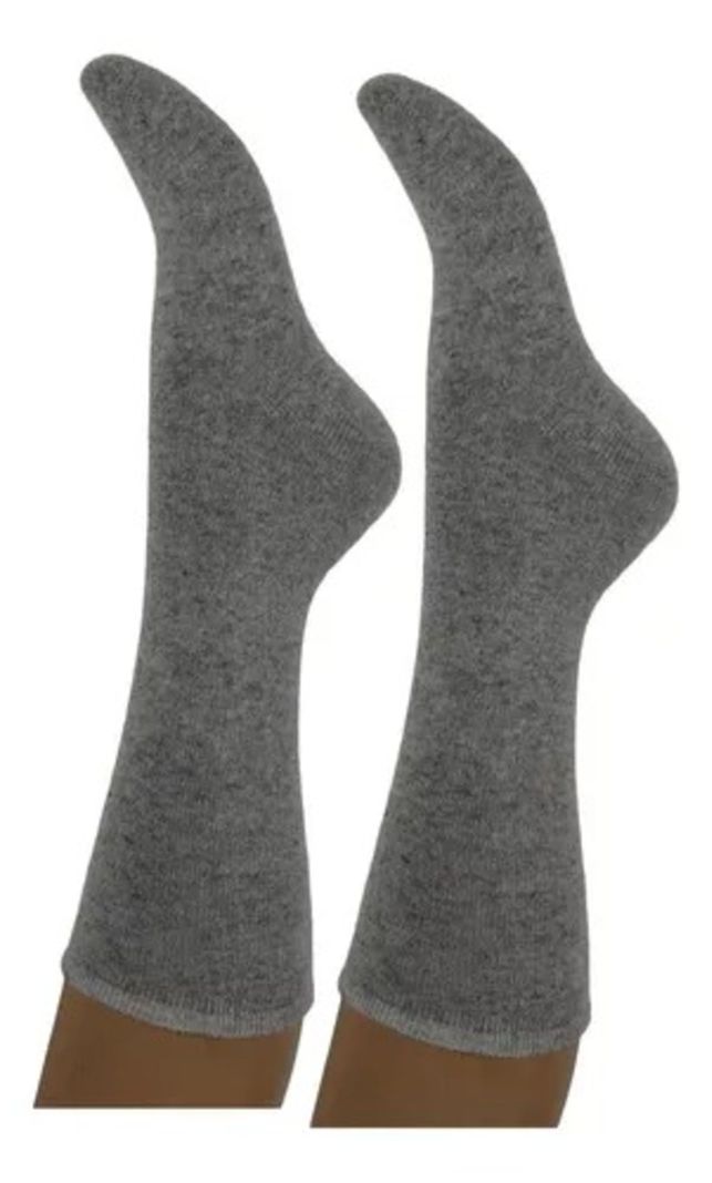 Calcetines Para Mujer De Fibra Cachemira - Diabético - Sin Costuras - Sixpack-5