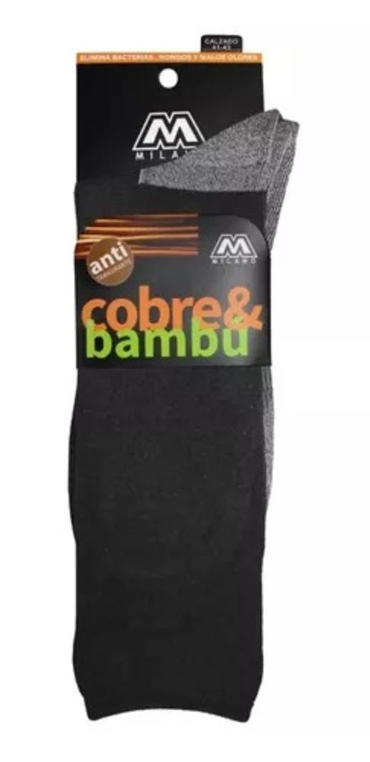 Calcetines Para Hombre Con Fibras De Bamboo Y Fibras De Cobre - Docena-1