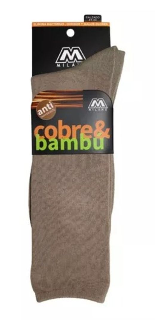 Calcetines Para Hombre Con Fibras De Bamboo Y Fibras De Cobre - Docena-2