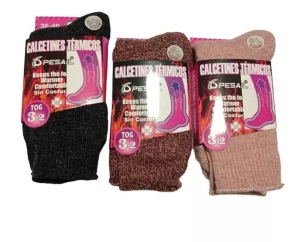 Calcetines Térmicos Para Mujer - Gruesos 3.2 - Sixpack-1