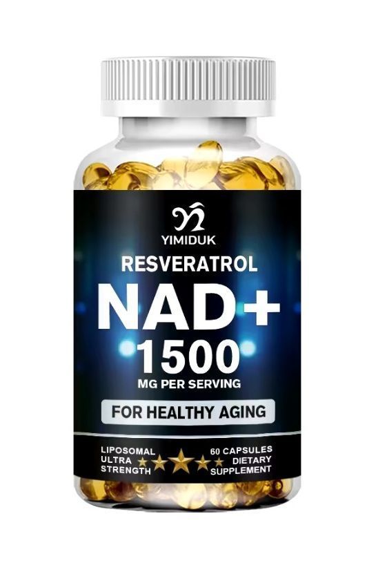 NAD+ 1200 MG - RESVERATROL 300 MG - 60 CAPSULAS-0