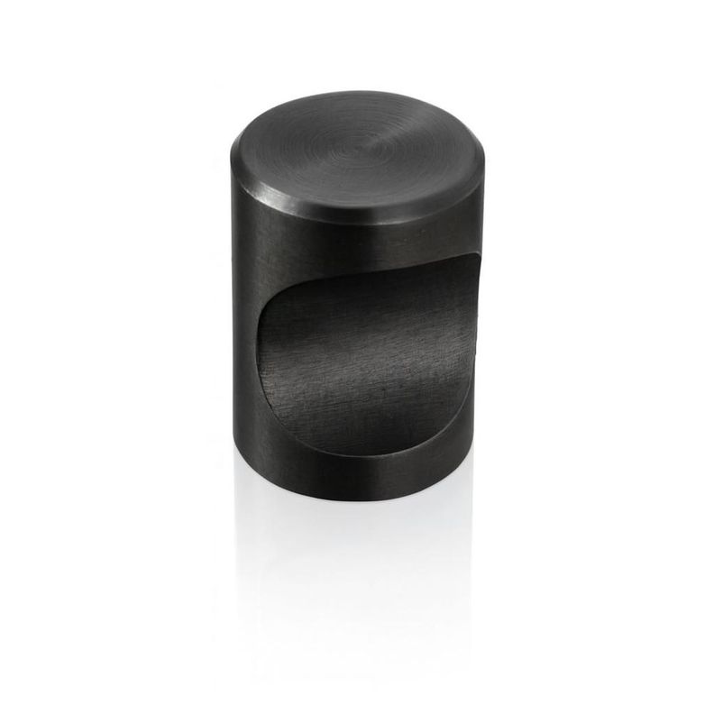 Tirador/perilla cilindrico grafito Pack 5 unidades 18mm DMC Negro 3