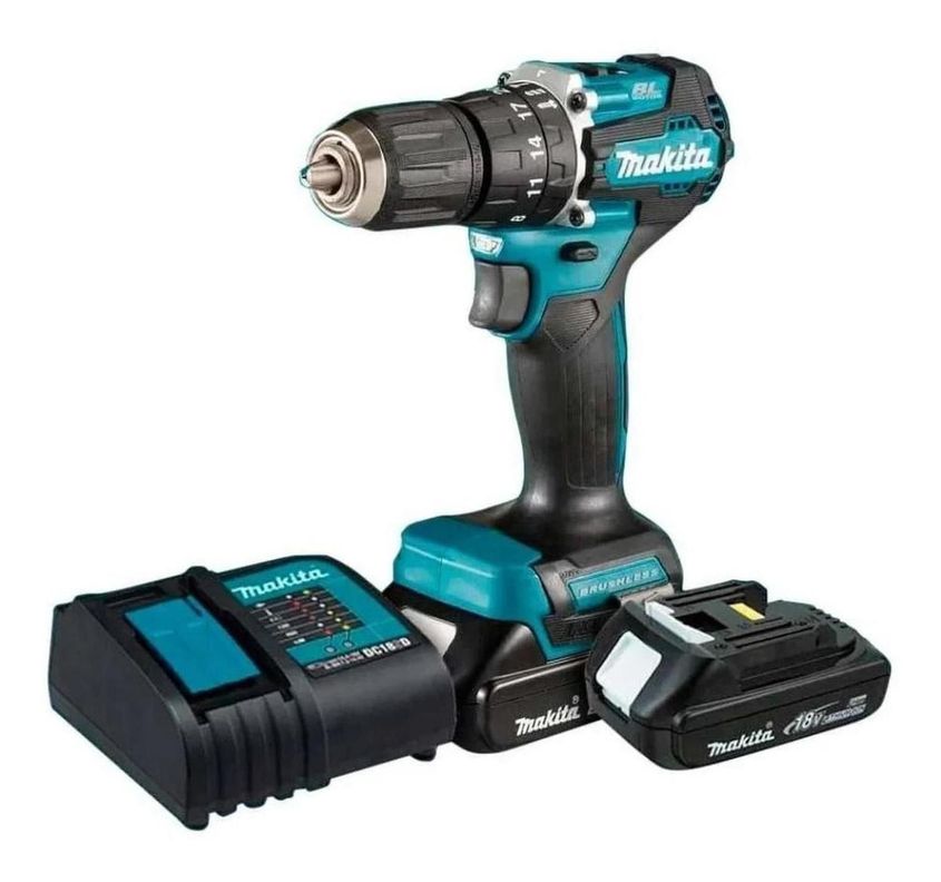 Taladro Percutor Dhp487 +atornillador Imp Dtd157 Makita DLX2414YX7-2