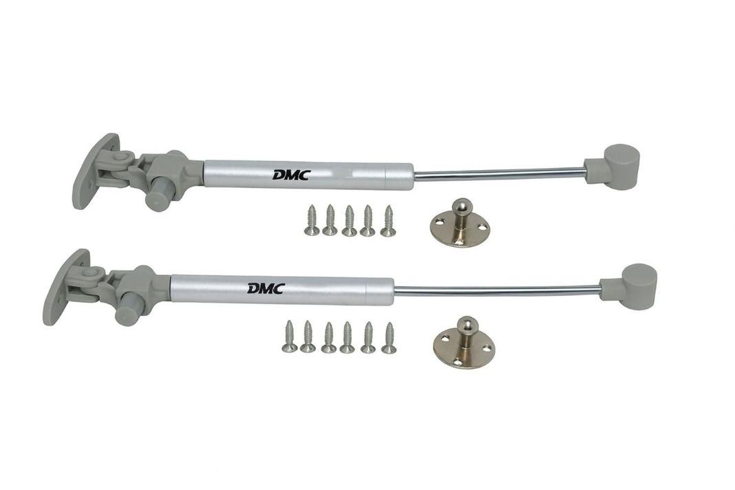 Brazo Bombin Para Puerta 80n Cierre Suave Pack 2un DMC Plata 80