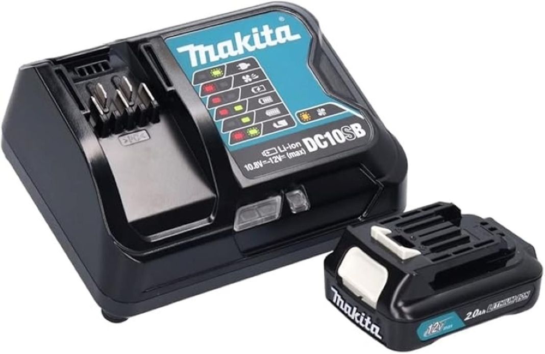 Aspiradora Vertical Inalámbrica 12v CL108FDWA Makita Bat+car-2