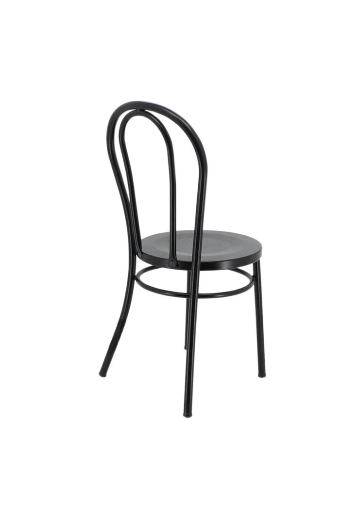 Silla Thonet Metalica Negra-4