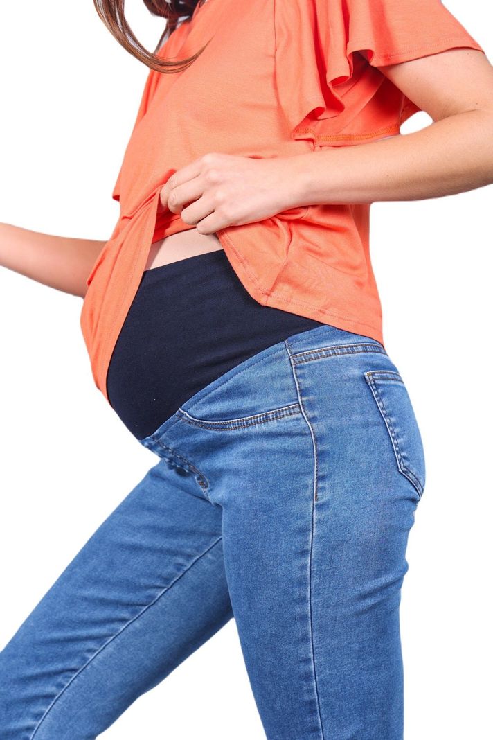Jeans Maternal Pitillo Medium Light-1