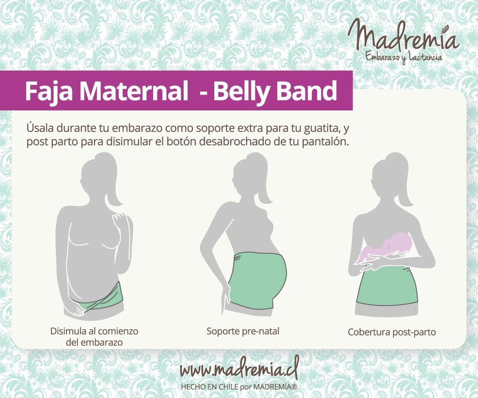 Pack Fajas Maternal Belly Band Madremia-1