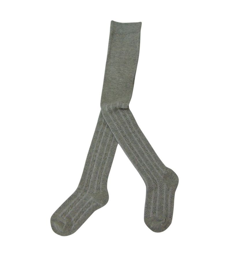 Panty De Lana Calada Para Bebé Gris -0