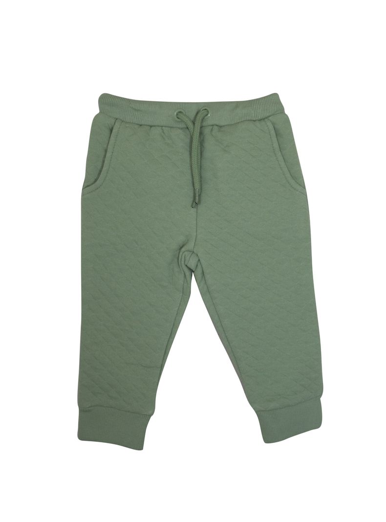 Buzo Quilted Osito Niño Verde Pumucki-1