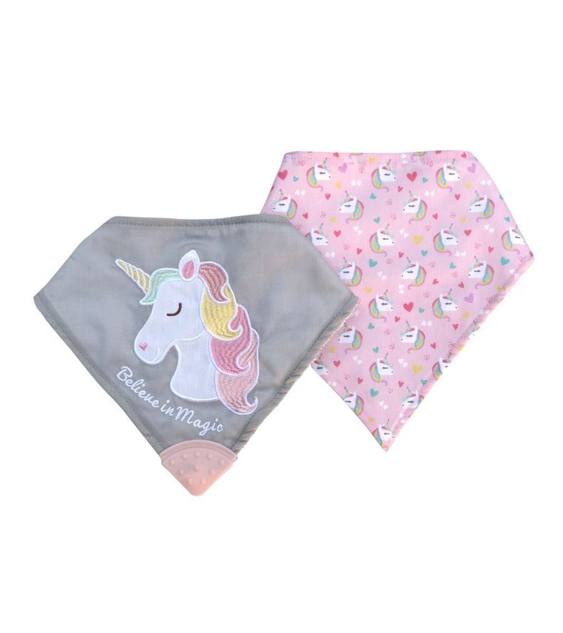 Set de Baberos tipo Bandana Niña Pumucki-1