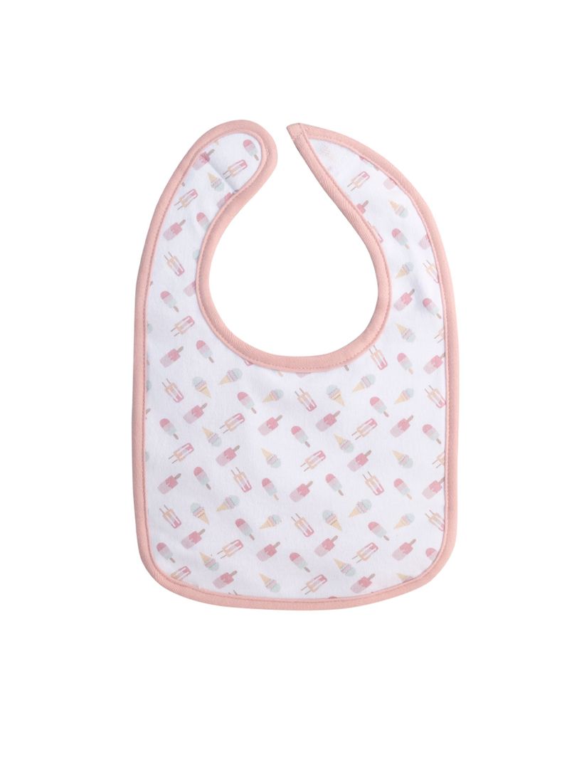 Set de 2 Baberos Impermeables Rosa-1