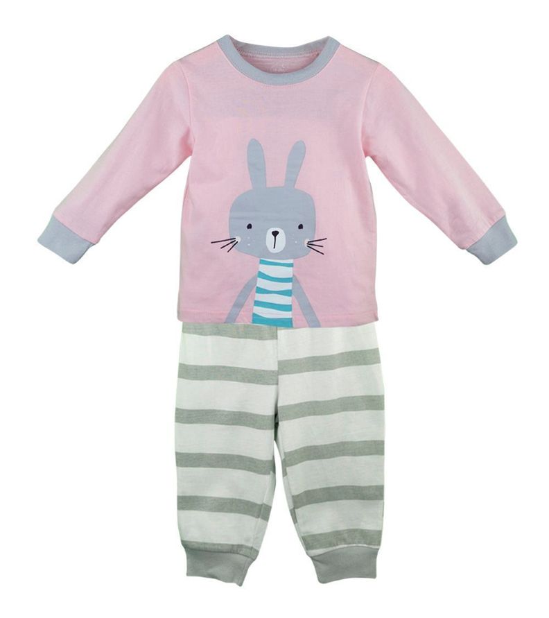 Pijama Bebé Niña Conejo Algodón Pumucki-0