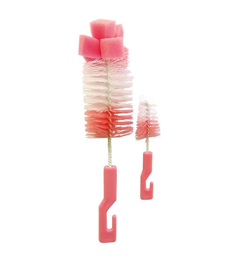 Set de Cepillos Limpia mamadera Rosado Pumucki-0