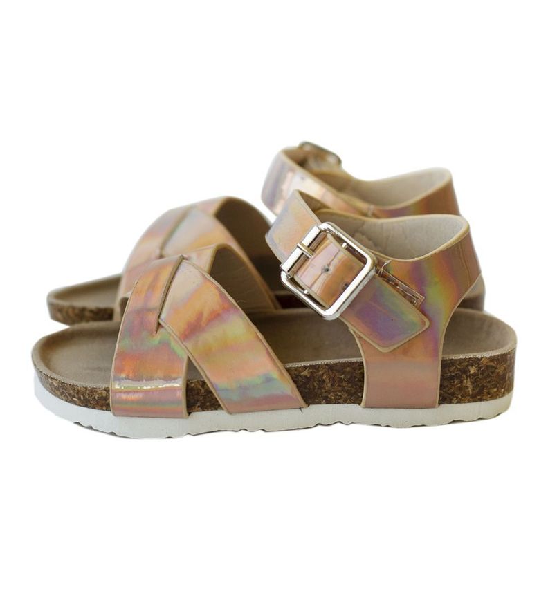 Sandalia Sunny Dorada para Niña Pumucki -2