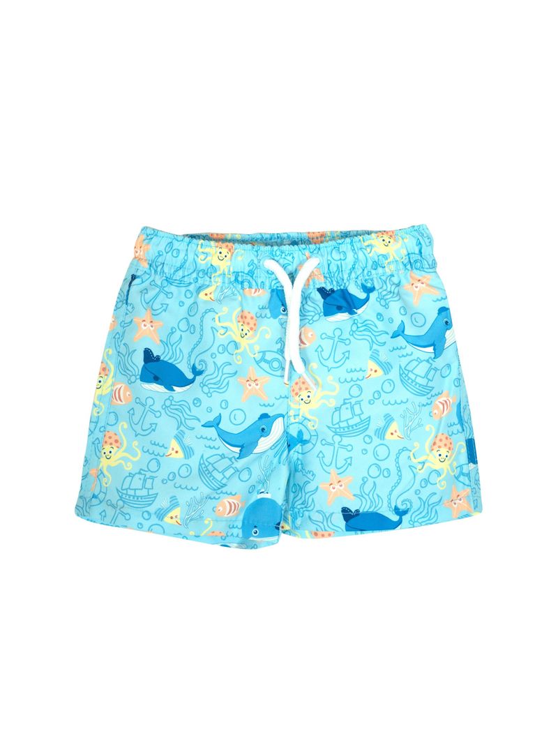 Short de Baño Niño Celeste Pumucki-0