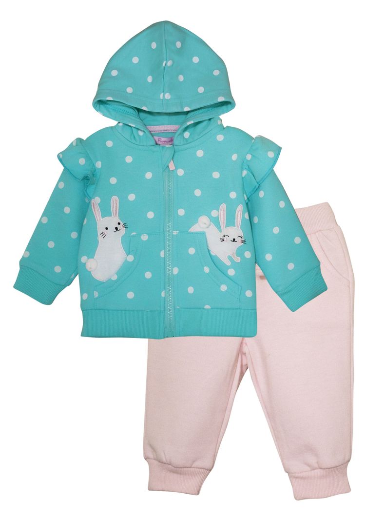 Buzo Conejitas para Niña Turquesa  Pumucki-0