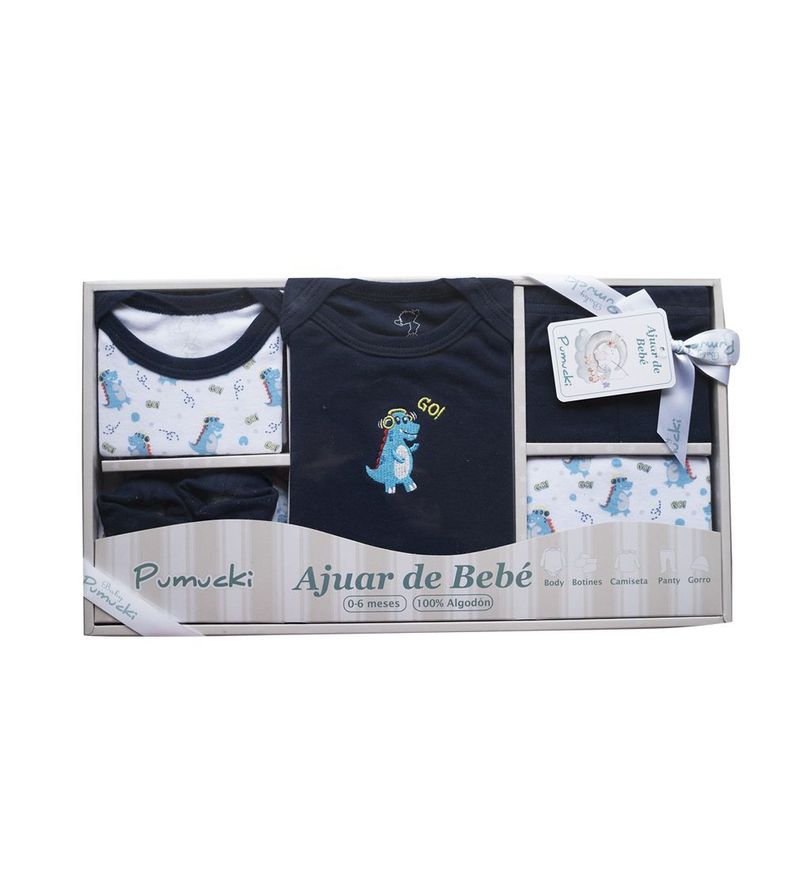 Ajuar Ropa Interior Azul Pumucki -1