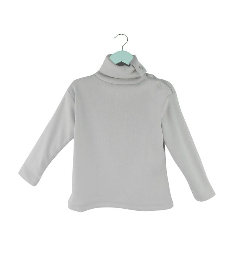 Beatle De Algodón Cuello Alto Gris Pumucki-1