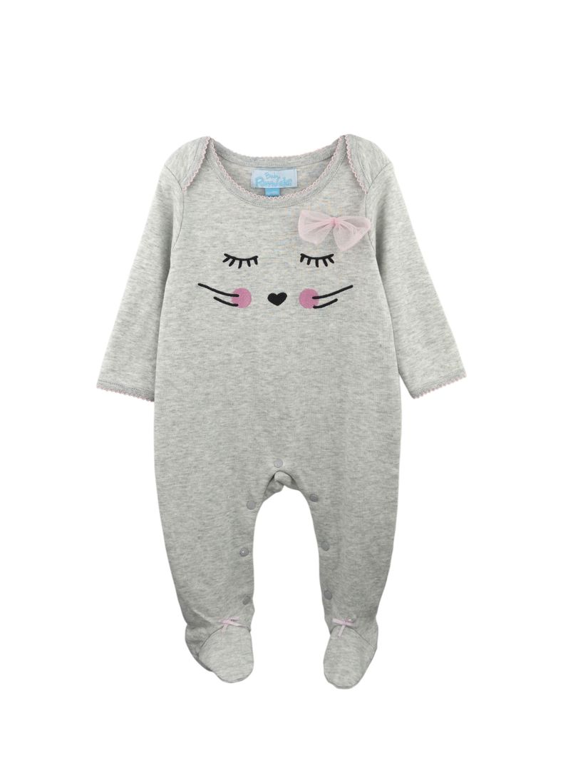 Enterito de Algodón Infantil Gris Pumucki-1
