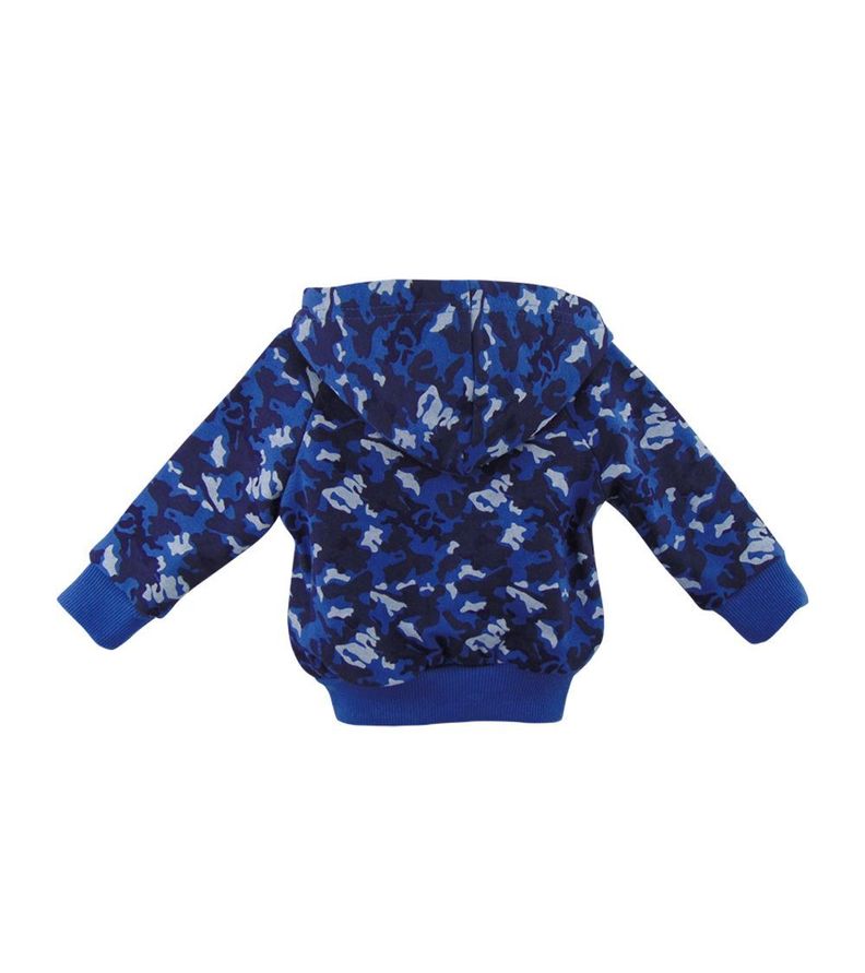 Buzo Militar Azul Para Bebé-1