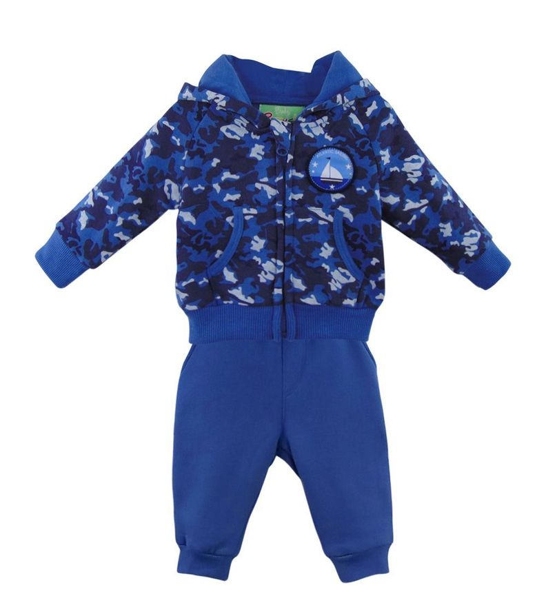 Buzo Militar Azul Para Bebé-0