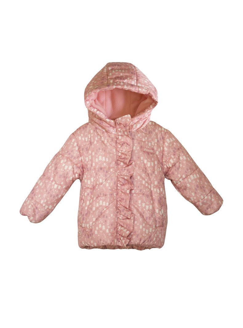 Parka Estampada Floral Niña Pumucki-0