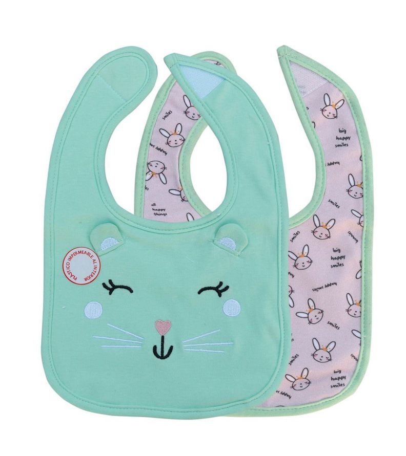 SET DE 2 BABEROS PARA NIÑA-0