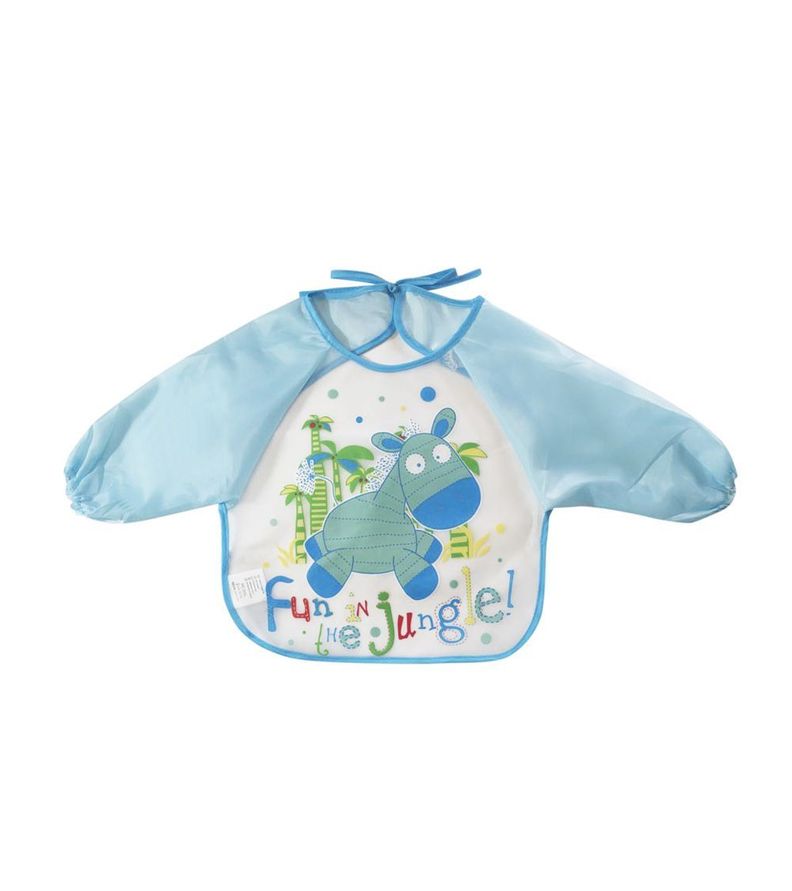 Babero con Mangas Largas 0-6M Celeste Pumucki-0