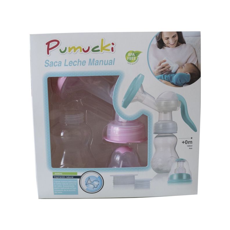 Saca Leche Premium Manual Rosa Pumucki-2