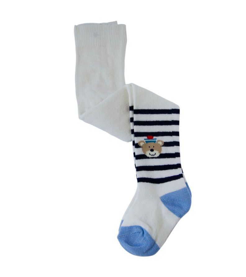 Panty De Lana De Rayas Para Bebé -0