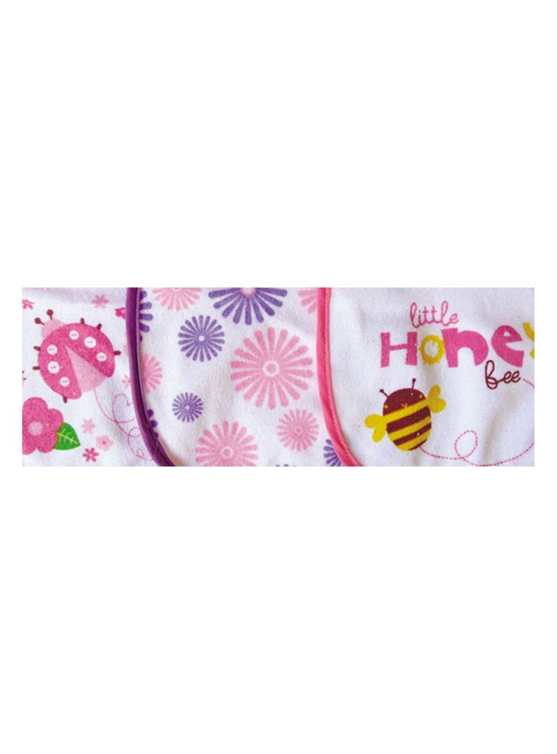Set De 3 Baberos Impermeables Rosa Talla M Pumucki-1