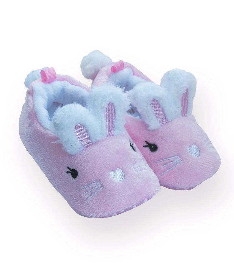 Pantufla para niña Rosado Pumucki-1