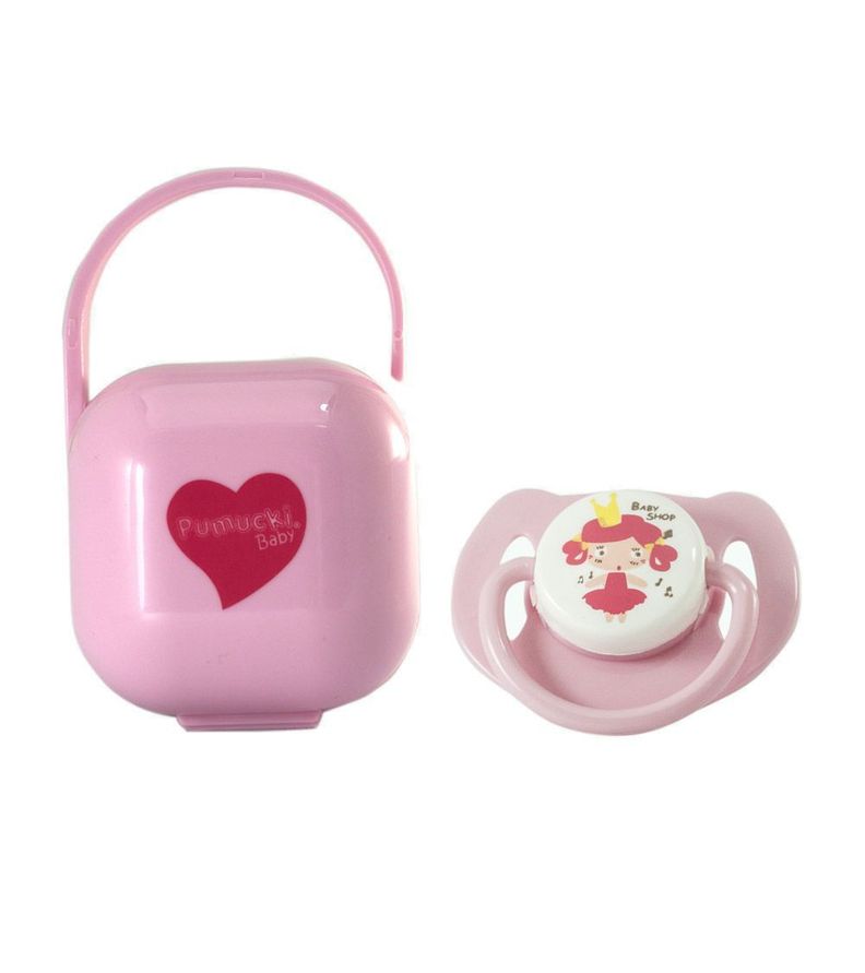 Chupete con Estuche Rosado  Pumucki-0