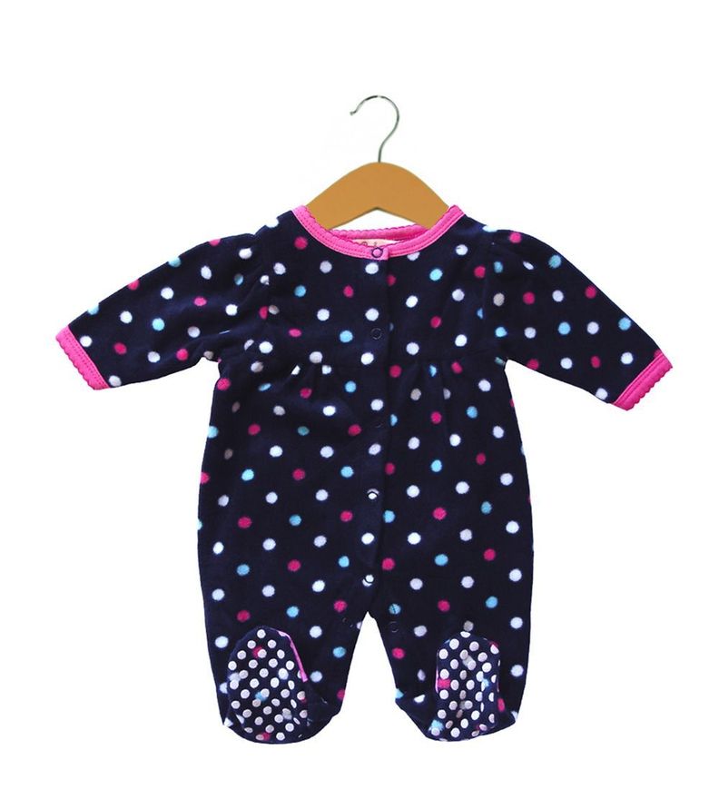 Enterito de Polar Dots Azul Rosado para Bebé Pumucki-1