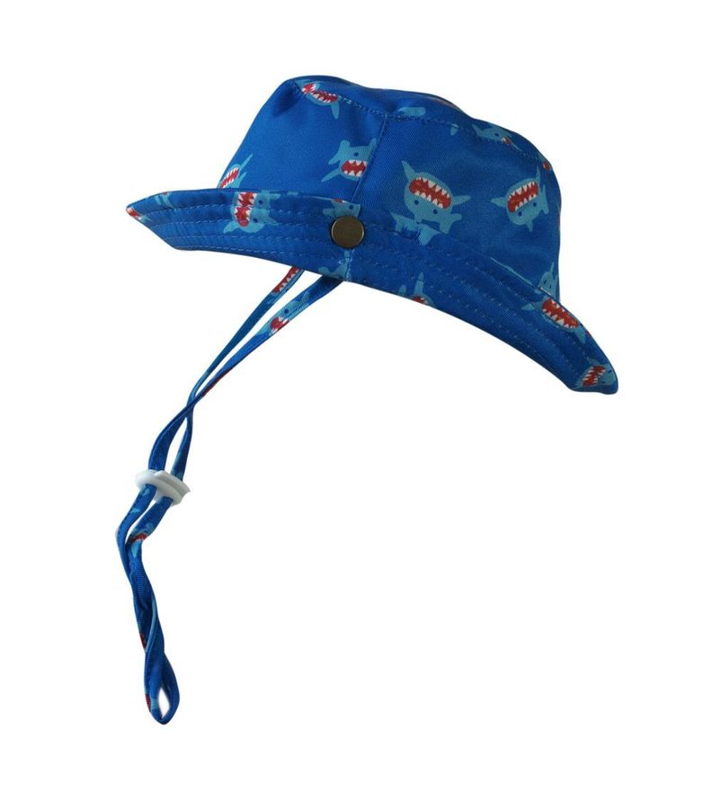 Gorro Estampado Tiburón con Broches Talla L para Bebé Pumucki-1