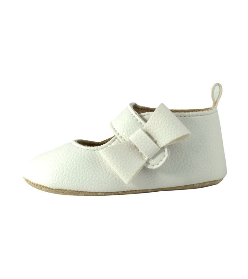 Zapatos White Bow para Bebé Pumucki-1