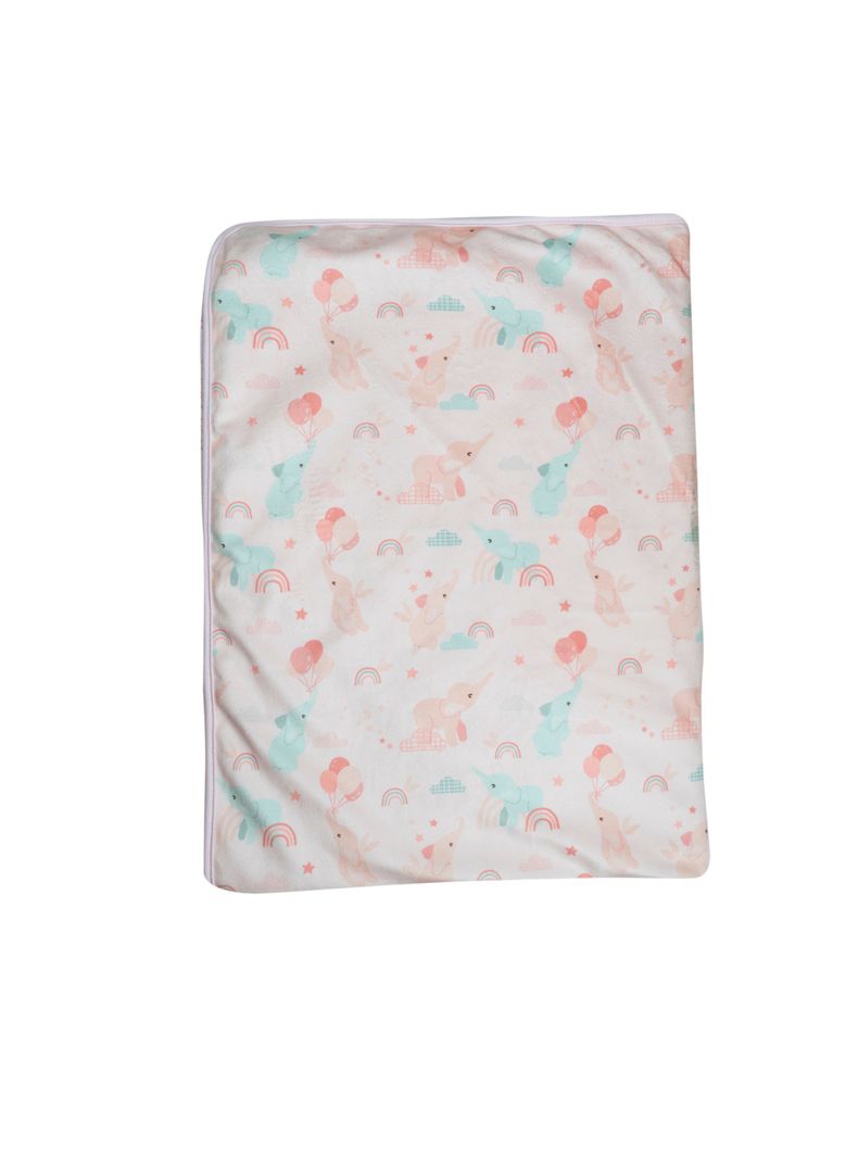 Manta Sherpa Doble  Rosa Bebé-1