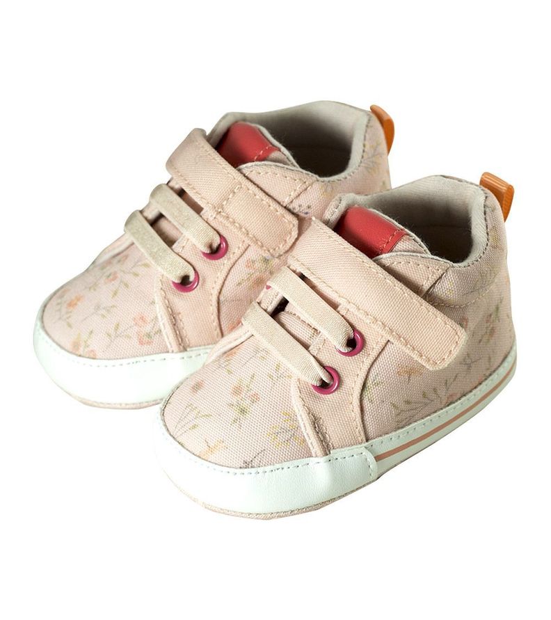 Zapatilla con Velcro para Niña color Rosa Pumucki-0