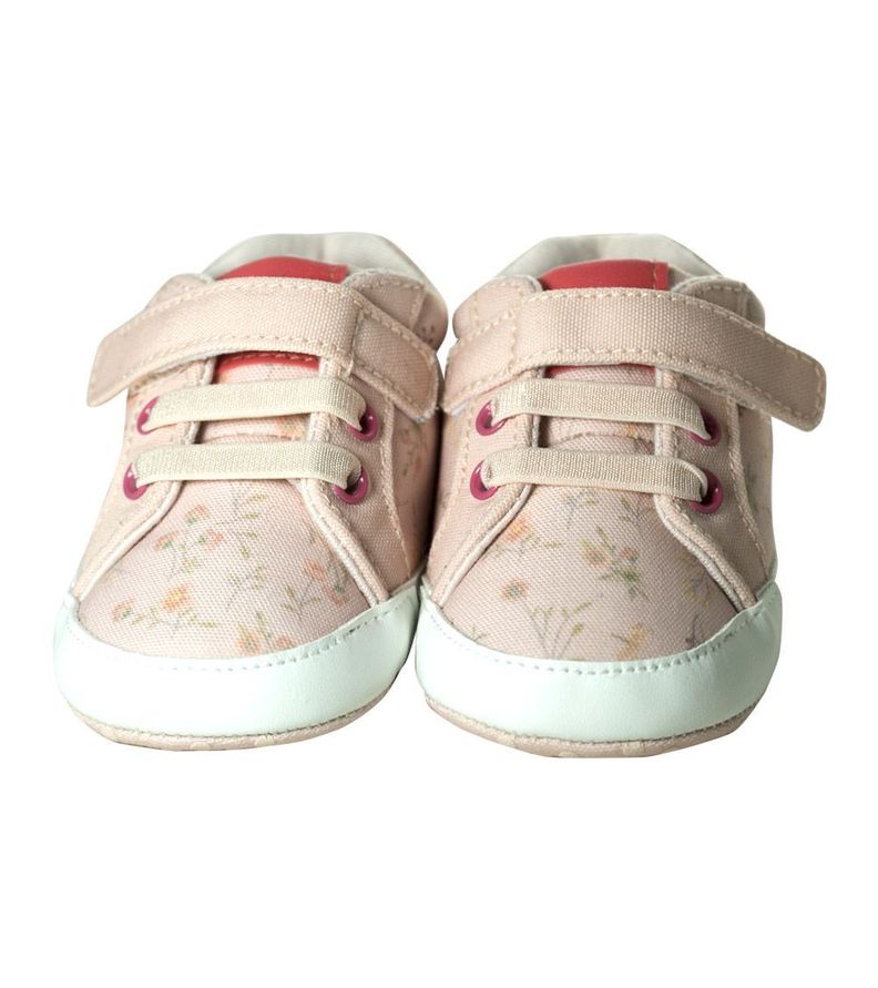 Zapatilla con Velcro para Niña color Rosa Pumucki-1