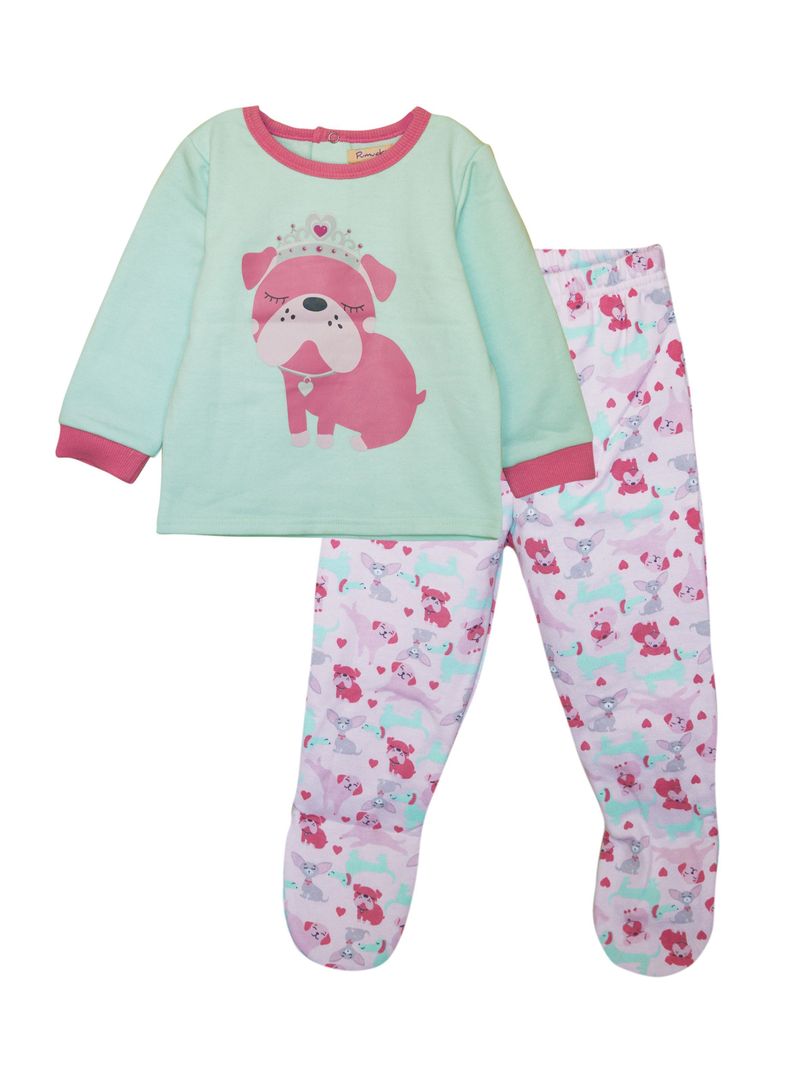 Pijama Franela Francesa Niña Pumucki-0